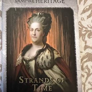 Vampire Heritage masquerade expansion pack strands of time, 100 card sleeves